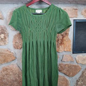 Green Y2K Mini Dress